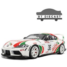 SOLIDO 2024 TOYOTA GR SUPRA #36 TOYOTA RACING TRIBUTE 1/18 WHITE S1809007