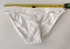ViX by Paula Hermanny Firenze Basic Bikini Bottoms Size XS White Classic Fit NEW