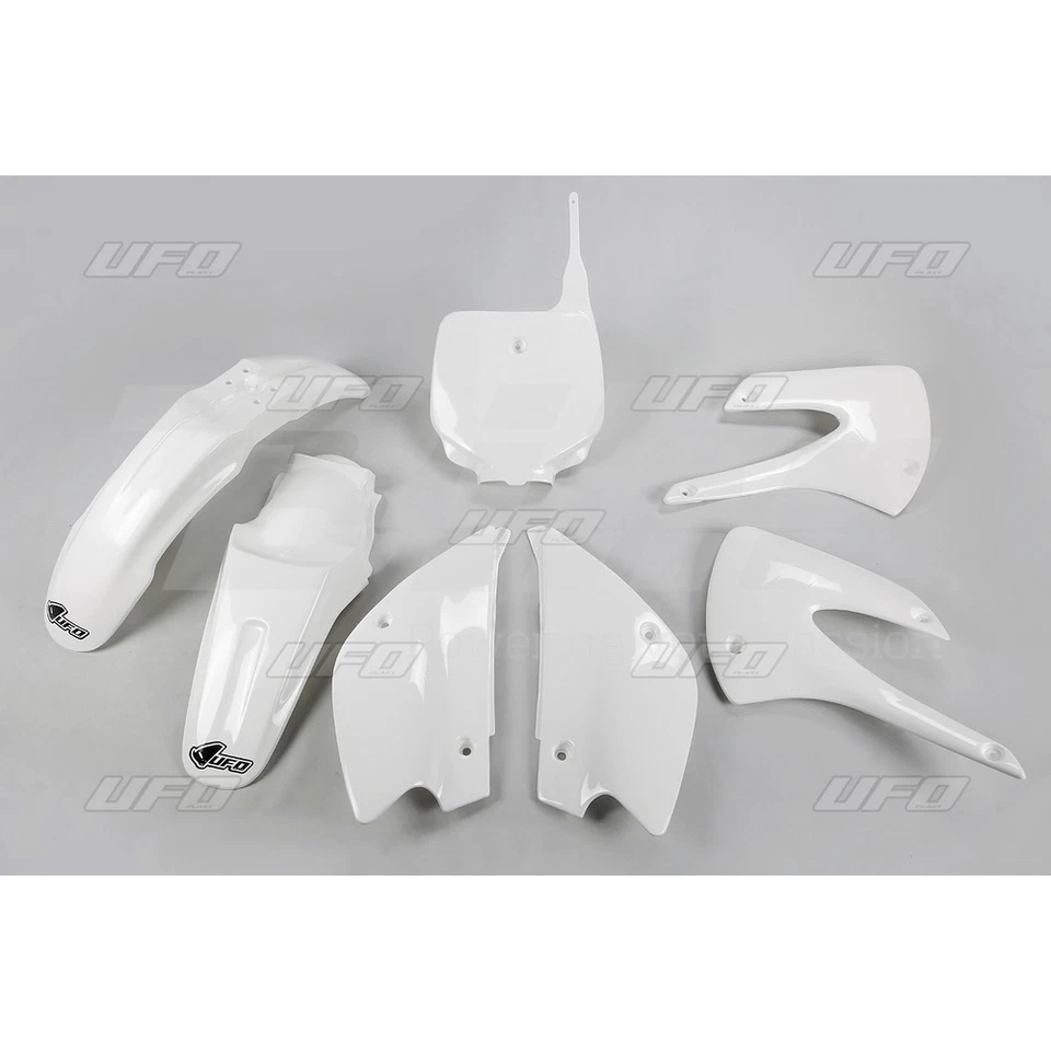 Kit Complet En Plastique UFO Plast Blanc Restylage Kawasaki KX 85 2010 - Photo 1/1