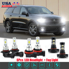 For Dodge Durango 2011 2012 2013 6000k Led Headlights Fog Light Combo 6x Bulbs