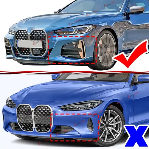Parrilla delantera negra brillante estilo CLS 2021~2024 BMW SERIE 4 G22 G23 430i M440i - Imagen 4 de 13