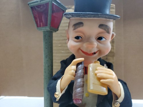 GOOD TIME CHARLIE VINTAGE TIN TOY BATT OPP 1950'S WITH ORIG BOX! BARWARE MANCAVE - Picture 3 of 24