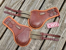 CWD Sport Color Equitation Buckle Fetlock Boots -Calfskin Lined-Size 3 Full- NWT
