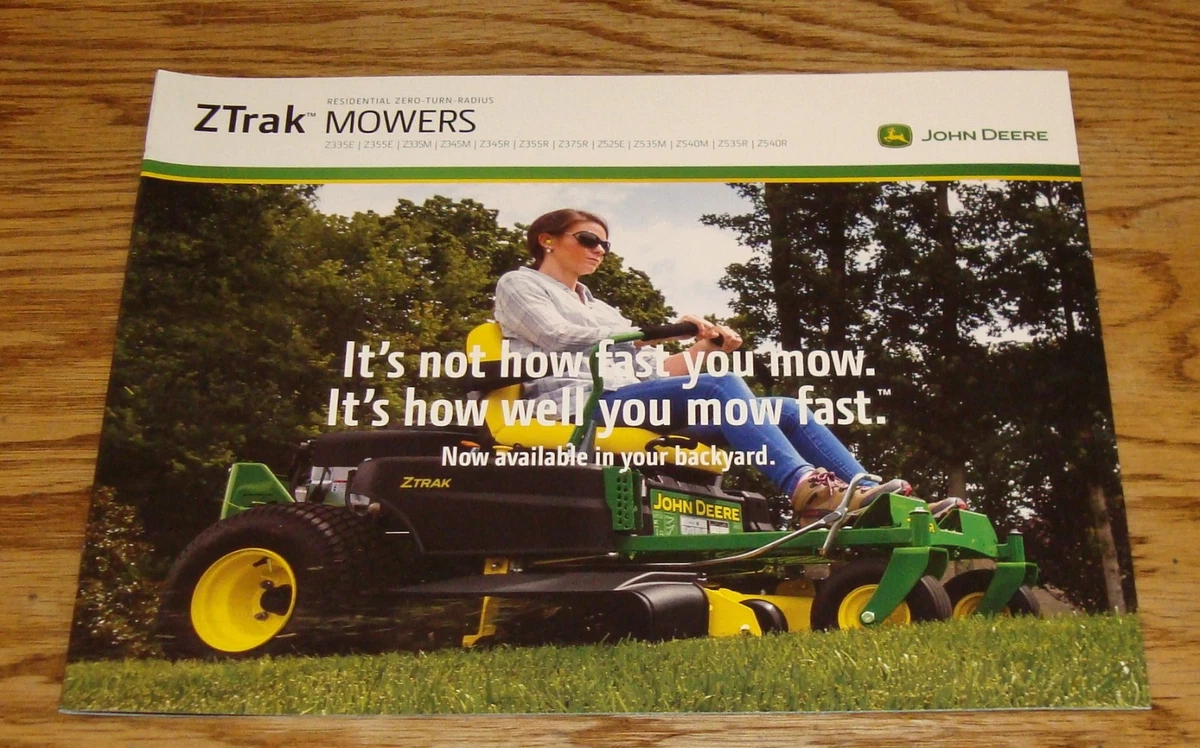 John deere z335e residential ztrak mower sale