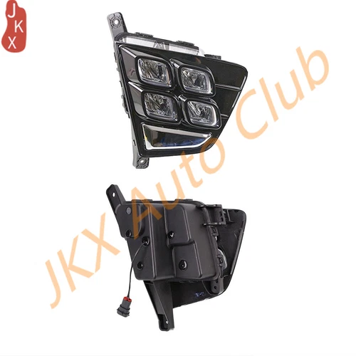 For HY Creta ix25 2014 2015 2016 DRL LED Daytime Running Lights Fog Lamps - Foto 5 di 8