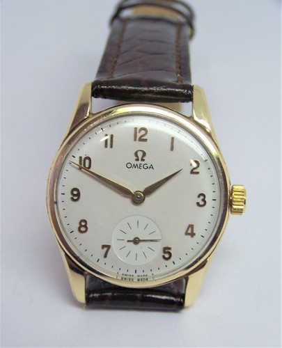 Vintage Solid 9k Gold OMEGA 17J Winding 