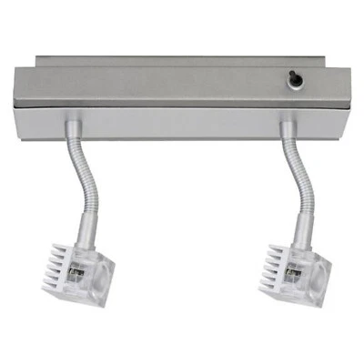 Foco de diseño Paulmann 664.78 GEO vigas lámpara de techo Q-FLEX 2x 3W cromo mate