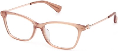 Max Mara MM5086-D 072 Beige Plastic Optical Eyeglasses Frame 54-15-140 Asian Fit