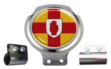 Scooter Bar Badge - Ulster flag - FREE BRACKET & FIXINGS