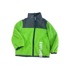 OSHKOSH B'GOSH Boys Green  Blue Reversible Fleece Jacket Size 3T