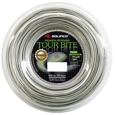 Corda racchetta da tennis morbida Solinco Tour Bite - 1,25 mm/16 L - mulinello 200 m - argento