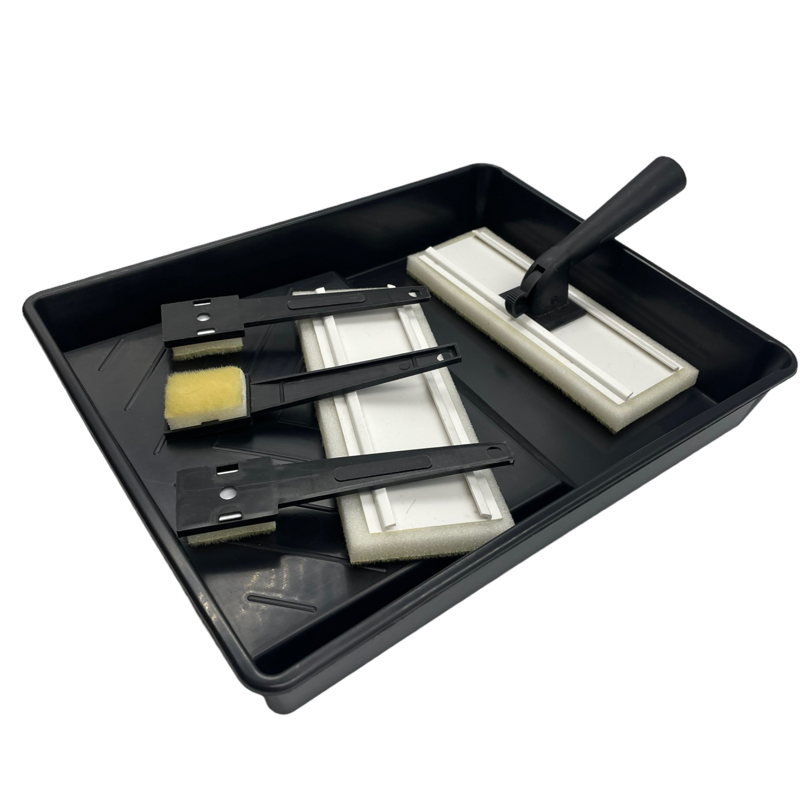 Paint Pad Set Painting Pads Wall Decorating Ceiling Tray Brush Sponge