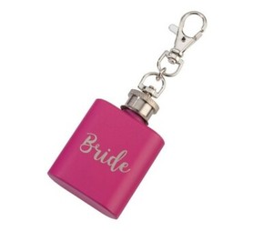 Brand New, Mini Bride Flask , Great Bridal Shower gift, Made by Lillian Rose