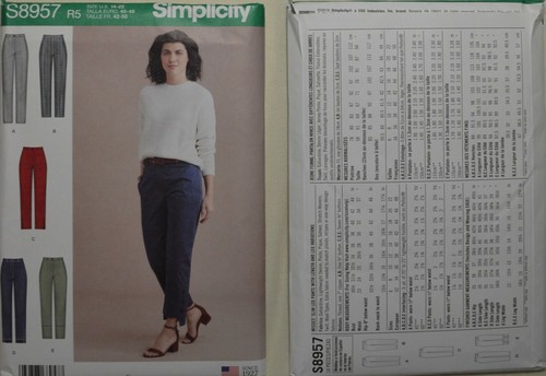 misses slim leg pants