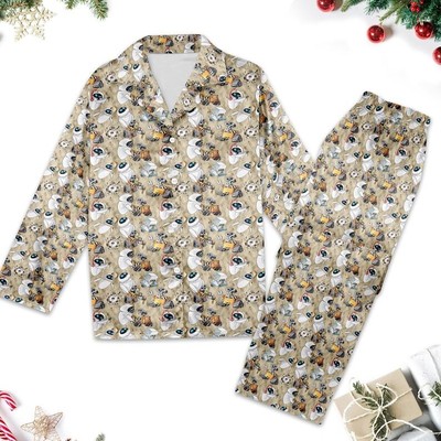 Wall-e And Eve Robots Couple Love Story Happy Valentine's Day Pajamas Set