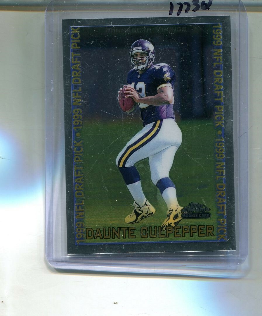 DAUNTE CULPEPPER 1999 TOPPS CHROME ROOKIE CARD #136 MINT 1773Q