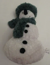 Snowman with Scarf & Hat by Chrisha Playful Plush Vintage 1988 (RARE)
