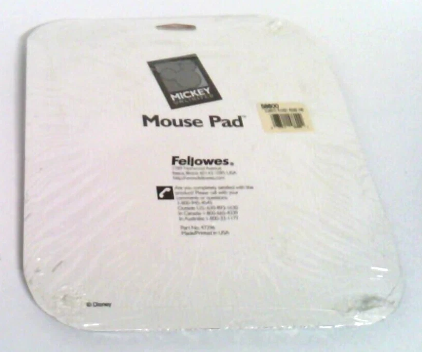 ✅  Vintage Fellowes Mickey Mouse Unlimited Mouse Pad New Sealed 8x9 - Image 3 of 4