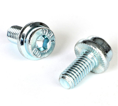 RIPP-Zylinderschraube Kl.100 mit Flansch M5  M6  M8  M10 Innensechskant verzinkt