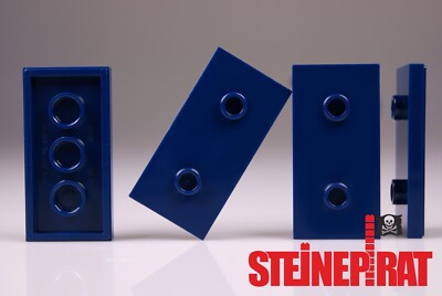 LEGO   4x 65509 (-NEW-) tile converter / tile / 2x4 / dark blue / 6357956