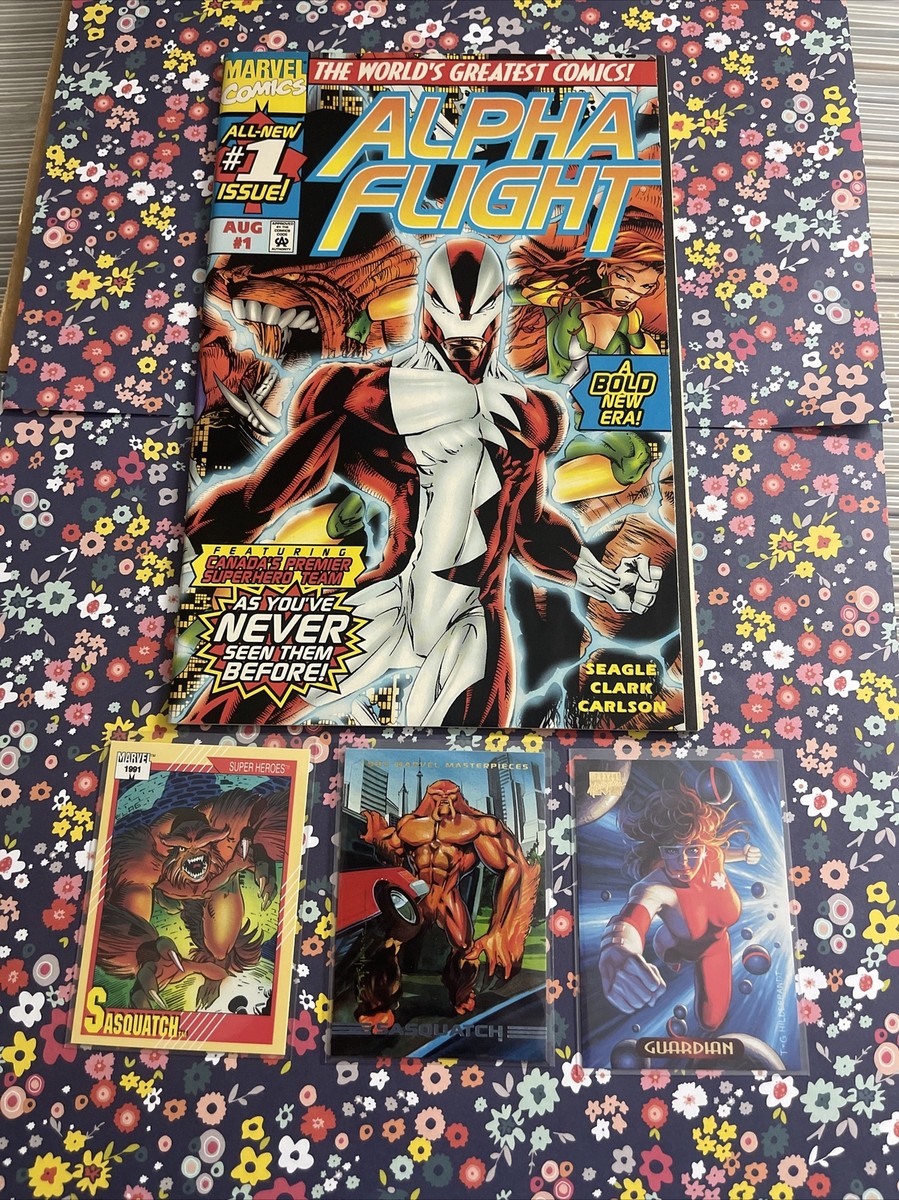 ALPHA FLIGHT #1 SCOTT CLARK COVER 1997 marvel masterpieces ALPHA FLIGHT #1 SCOTT CLARK COVER 1997 marvel masterpieces