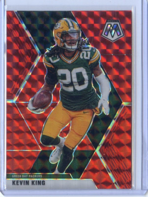 2020 Panini Mosaic Red Parallel Prizm NO. 84 Kevin King - Green Bay Packers