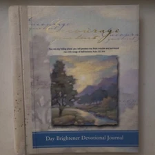 DAY BRIGHTENER DEVOTIONAL JOURNAL ~ NIV Version w/Lined Pages ~Spiral