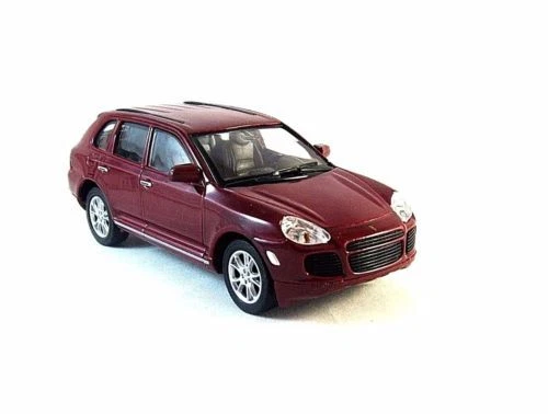 PORSCHE CAYENNE TURBO BORDEAUX WELLY 1/32 DIECAST CAR COLLECTOR'S MODEL ,  NEW - Image 2 of 4