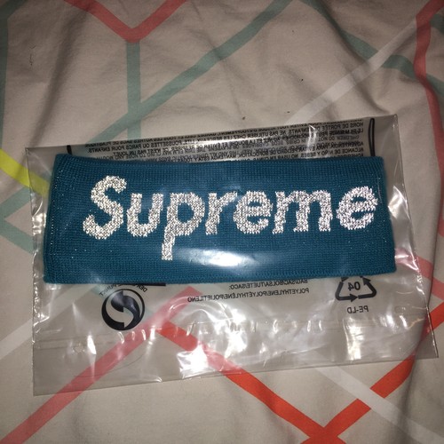 fw17 new era box logo 3m reflective headband teal band brooklyn