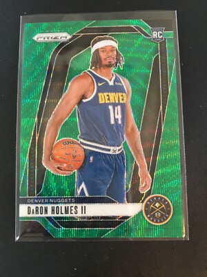 2024-25 PANINI PRIZM 235 DaRON HOLMES II RC NUGGETS GREEN WAVE PRIZM