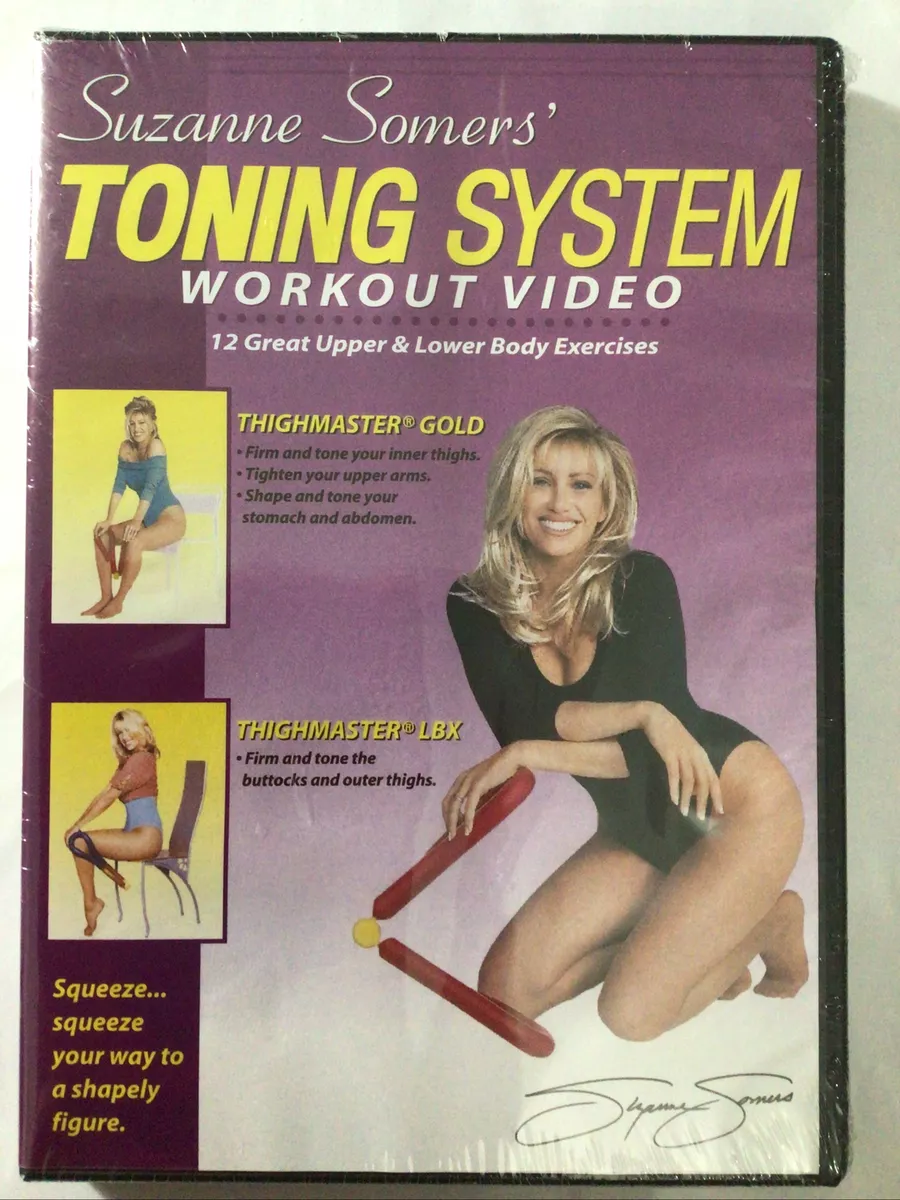 Suzanne Somers' Toning System Workout DVD Thighmaster Gold LBX fitness DVD  NEW