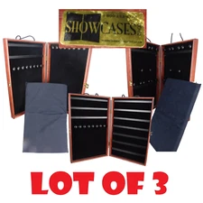 Set of 3 ShowCases To Go Jewelry Display Traveling Display Trade show cases