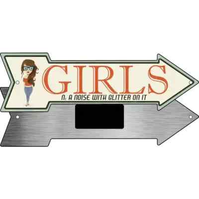 Girls Novelty 2.25''x8'' Arrow Magnet Fridge Refrigerator Kitchen Home Door Wall