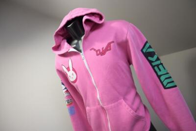 J!NX Hoodie Overwatch D.VA Ultimate Jinx Sweater Jacket Mens Sz