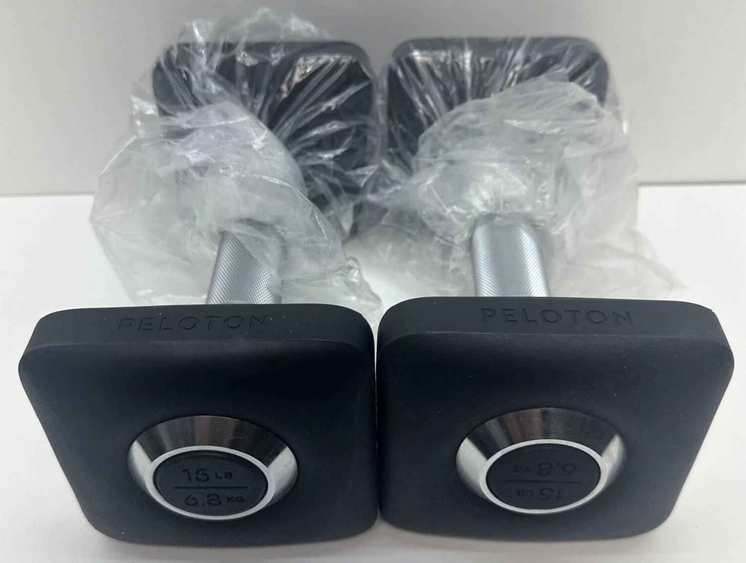 Peloton Dumbbells 15 Lbs Durable Nonslip Handles Ergonomic Design 1004280116