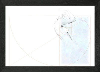 Another one in Fibonacci Gerahmtes Wandbild Poster Leinwanddruck Bild