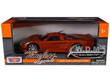 SALEEN S7 COPPER ORANGE 1/24 DIECAST MODEL CAR BY MOTORMAX 73279
