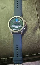 Samsung Galaxy Watch4 Classic 42mm Silver Blue Silicone Band 16GB