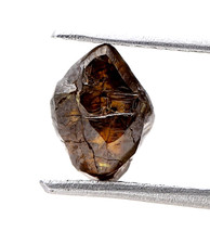 Rough Diamond 1.92tcw Cognac Brown Mix Color Natural Diamond Raw Diamond