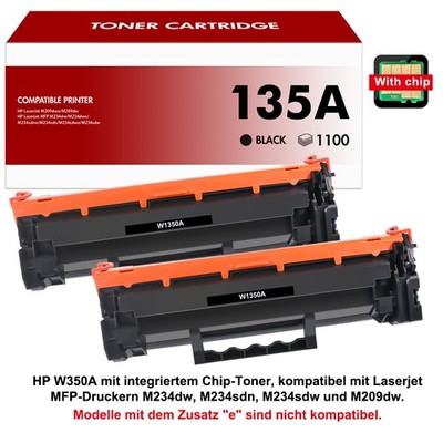 Toner Kompatibler für HP 135A 135X Laserjet M207d M207dw M208d M209dw MIT CHIP