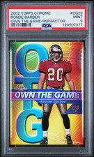 RONDE BARBER 2002 Topps Chrome Own the Game Refractor 040/100 PSA 9 Mint (pop 2)