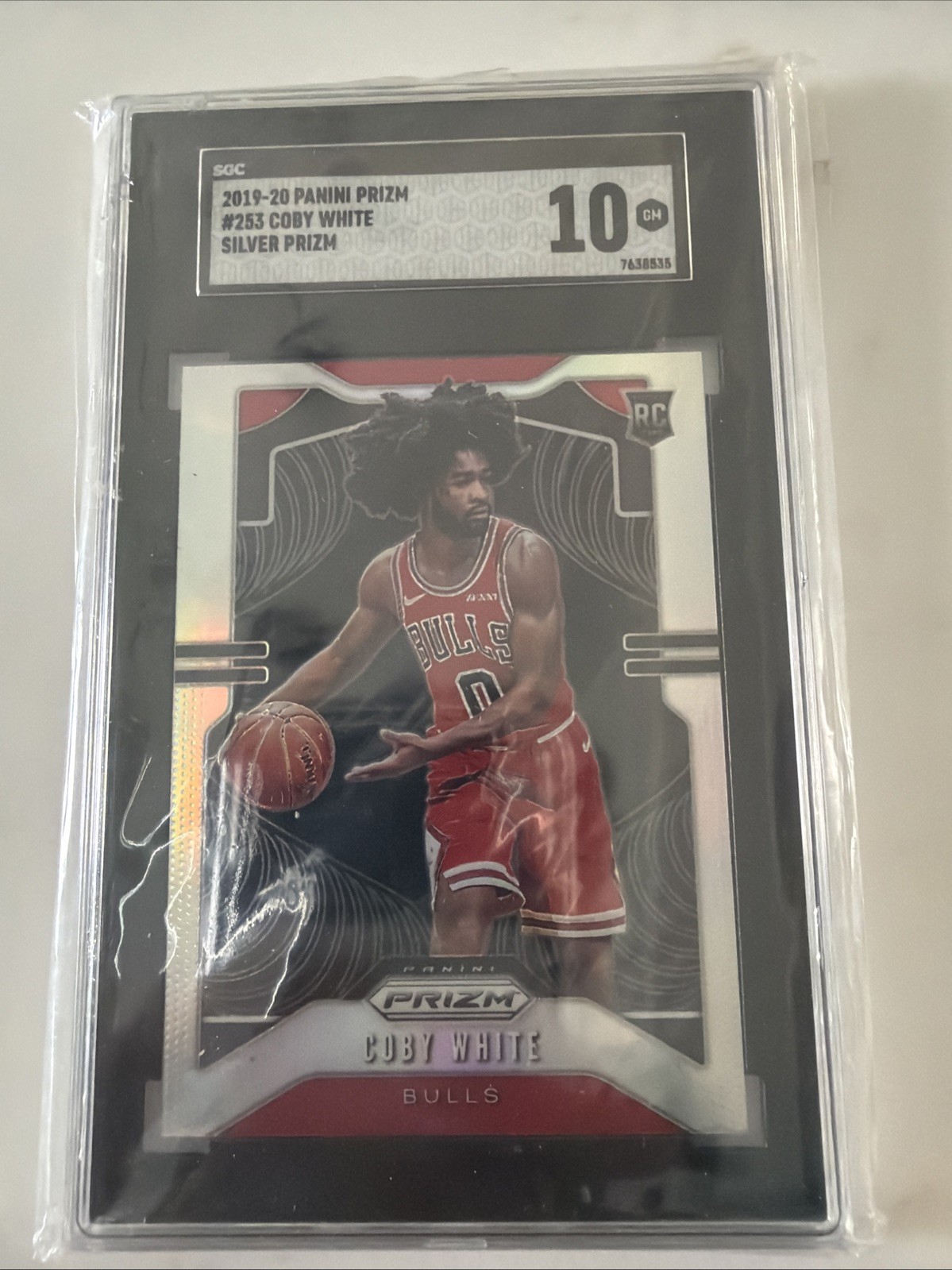 2019-20 Panini Prizm - Rookie Coby White #253 Silver Prizm (RC)