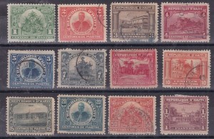 HAITI ^^^^1906   YT# 113-1234    hingec& used CLASSICS s e t   @x  rum 792ha iti