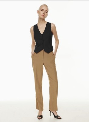 NWT Aritzia Babaton Atelier New Command Mid-Rise Straight Leg Pants Trousers 8