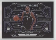 2021-22 Panini Obsidian Pitch Black Electric Etch Purple /75 Kevin Durant #7 7fj