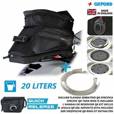 BORSA SERBATOIO OXFORD 20L + FLANGIA TYP6 per BMW 1200 R GS (K50) 2013 2018