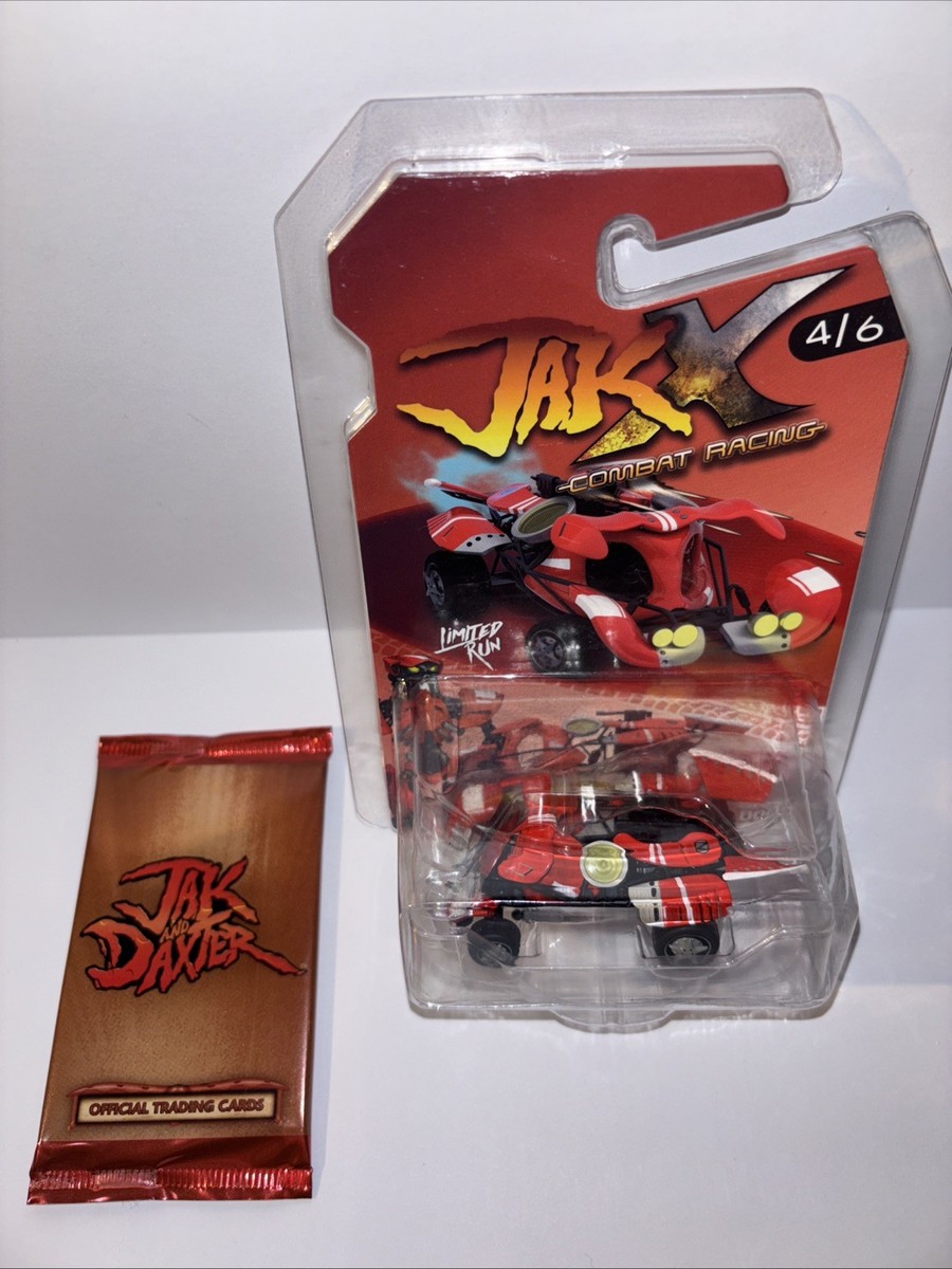 希少品キャプテンコマンドー筐体インストラクションカード＆下敷きセット JAK X COMBAT RACING CAR DIECAST LIMITED RUN GAME UR86 & DAXTER