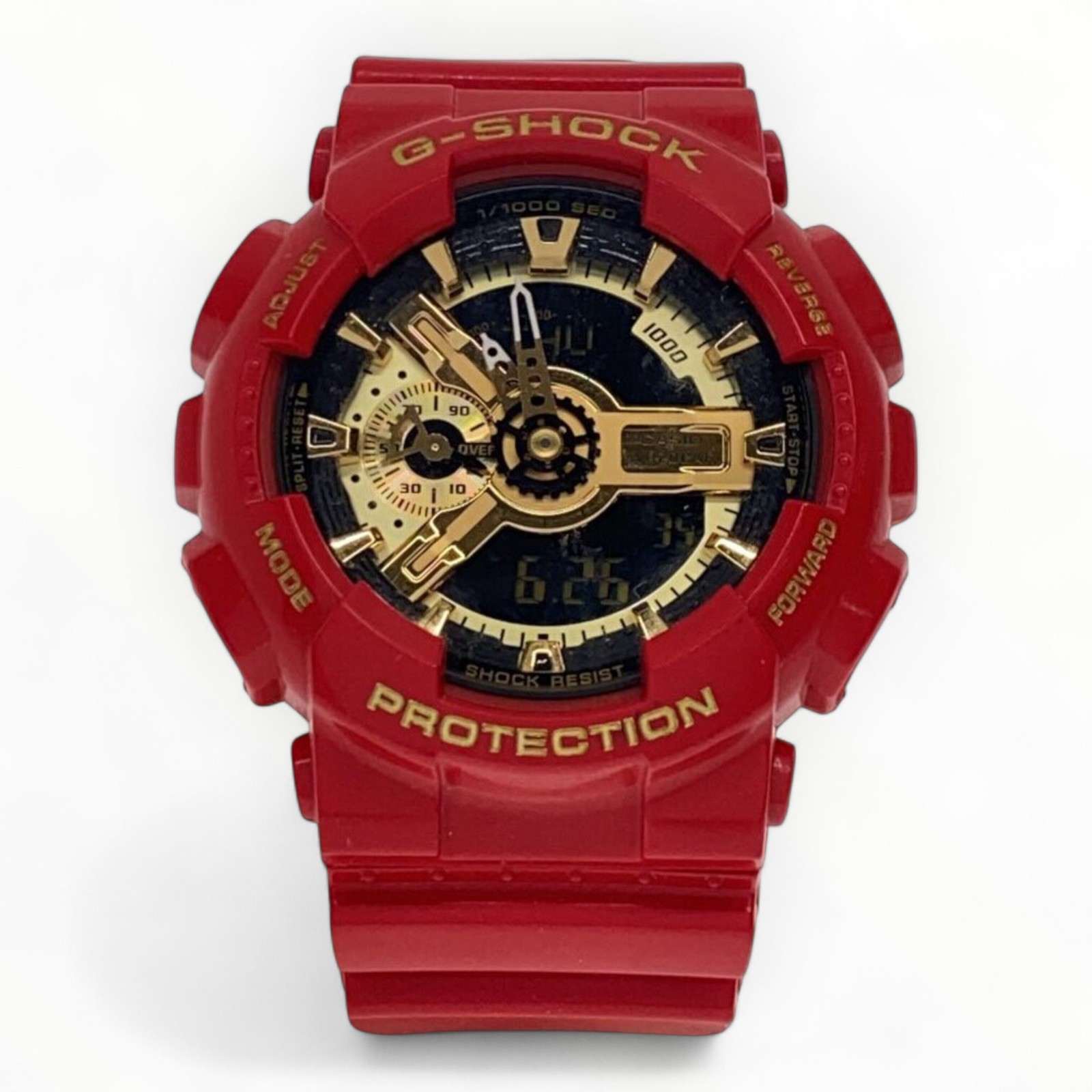 CASIO Ana-Digi Quartz Watch for Men - Black & Red, 2.24