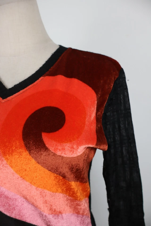 CUSTO BARCELONA Damen T-Shirt Größe L Casual Vintage 3/4 Ärmel - Bild 2 von 4