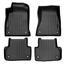 SMARTLINER SA0313/B0313 Front/Rear BLACK Floor Liners for Audi A5